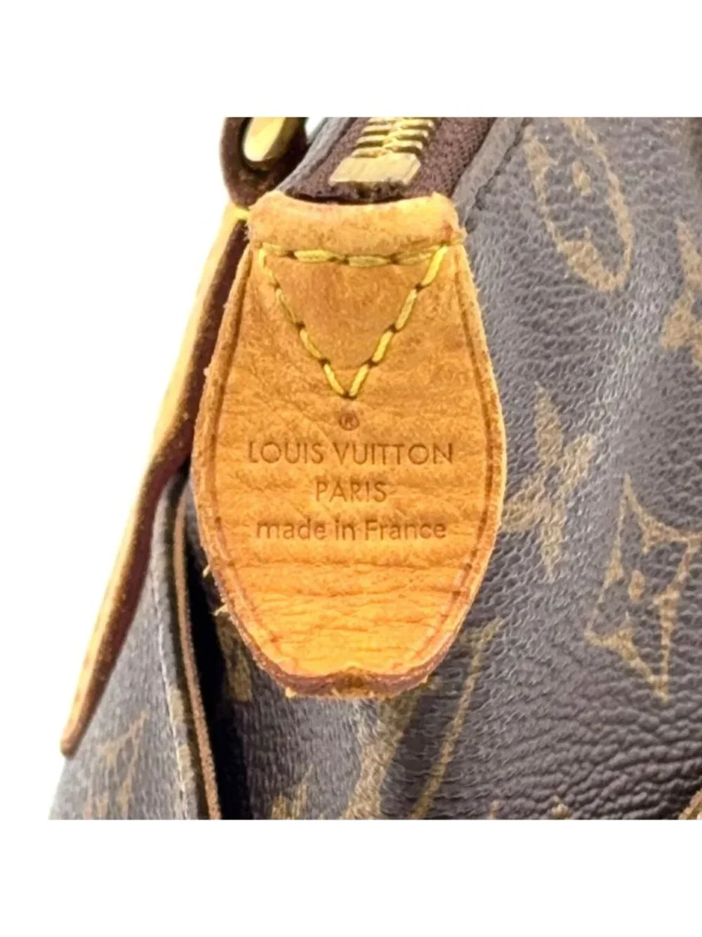 Louis Vuitton Totally PM Monogram Leather Brown Light Tote Gold